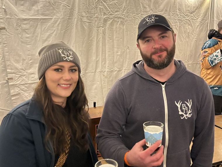 Broken Horn Brewing Co. team at an event
