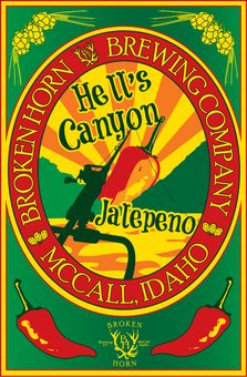 Hells Canyon Jalape&ntilde;o label