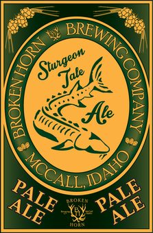 Sturgeon Tale Pale Ale label